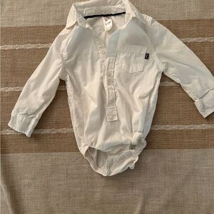 GAP White Button Down Kids Shirt